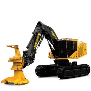 Image of a Tigercat LX877 track feller buncher