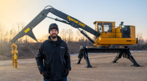 Image of a Tigercat engineer in the field